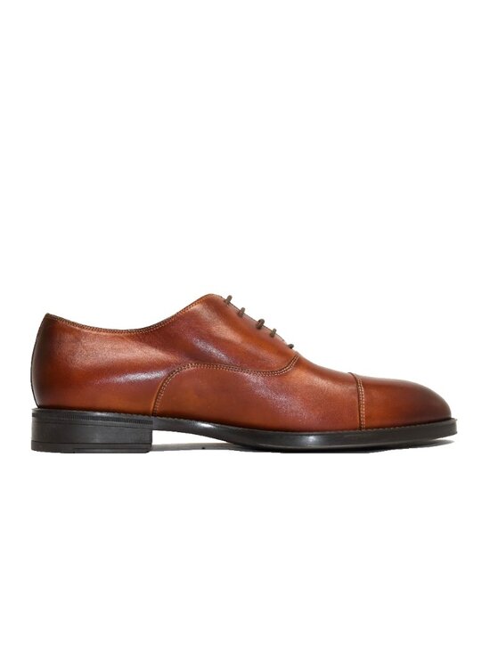 New! Magnanni Leather Cap Toe Oxford Cognac Brown 11.5M US 26106 44.5 EU DD535 main image 3